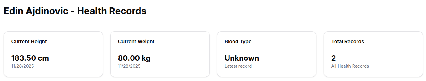 Teacher students page